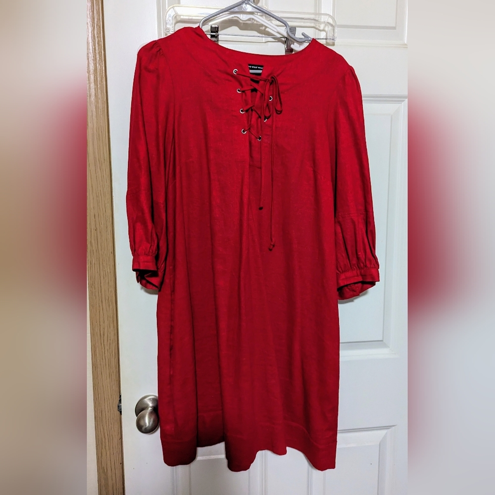 Valentine's red dress w pockets